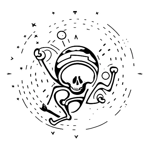 Skeleton Dancing Under A Disco Ball