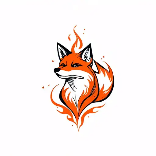 Fox And Fire Surrounded