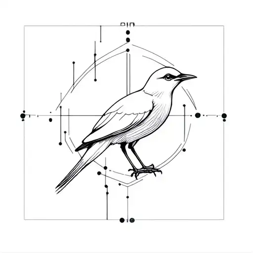 New Zealand Bird Mixed With A Tech Theme Revolving Around Hacking