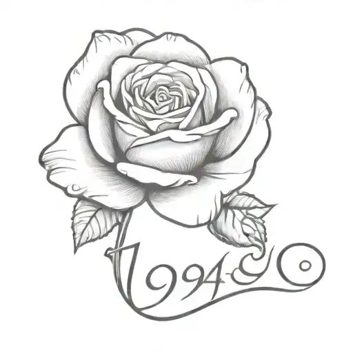 1946 Written With A Rose
