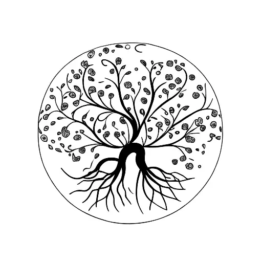 Flowers Galaxy Tree Of Life