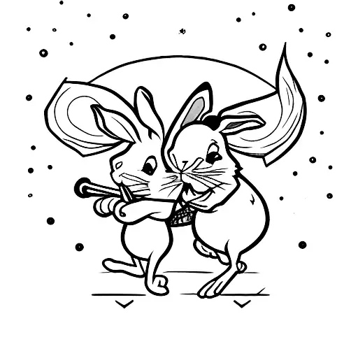 Rabbit And Squarriel Disney Cute