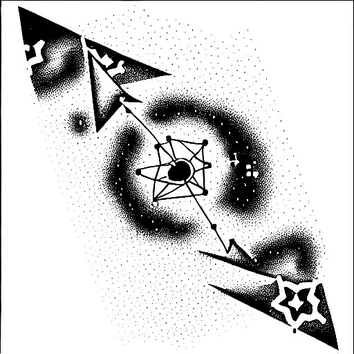 Aquarius And Sagitarious Constellations Combined