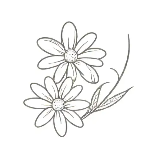 Daisy With Initials Incorporated