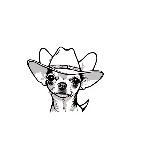 Chihuahua In Cowboy Hat