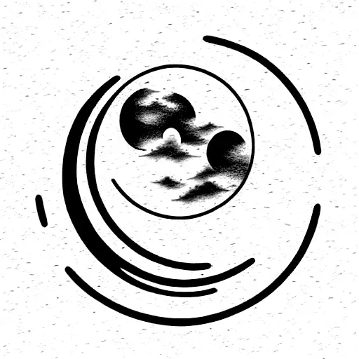 Moon With Ocean Waves