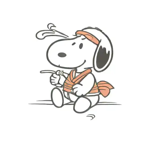 Snoopy In A Kimono