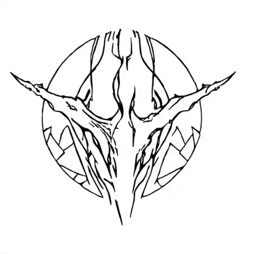 Guts From Yerserk In Neo-tribal Style Of Realism And Graphics