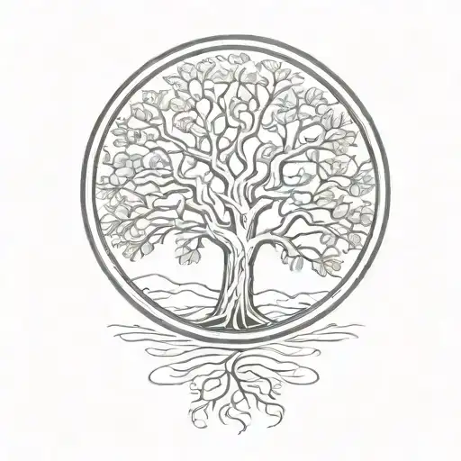 Live Oak Tree Wedding Rings