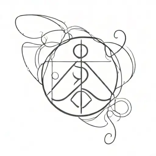 Trust Your Intuition Symbol Combined Together