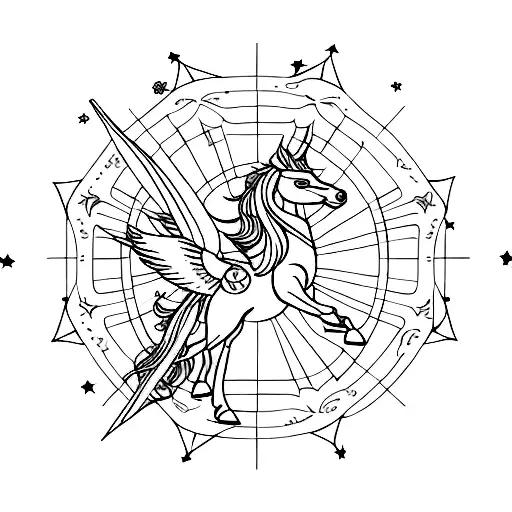 Star Constellation Pegasus