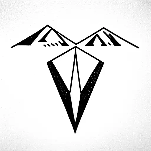 Mountains In The Middle Of The Central Mountain Has A Diamond At The Top