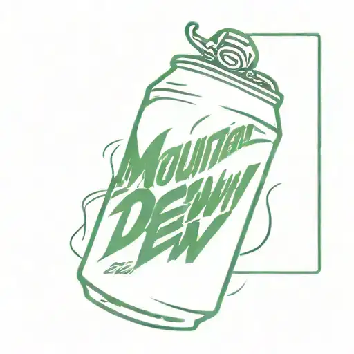 Mountain Dew Can With Words Llss