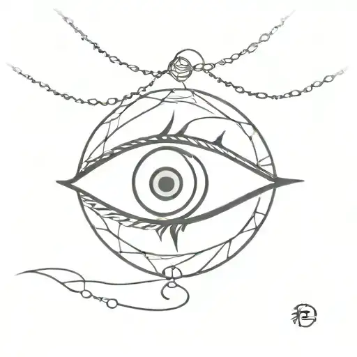 An Evil Eye Necklace