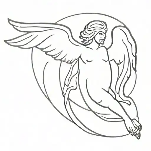 Michael The Falling Angel