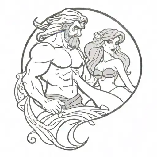Hercules And Little Mermaid