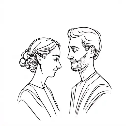 Grandmother And Father