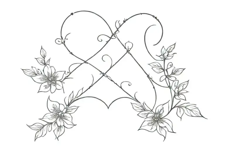 Collarbone Tattoo Design