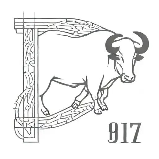 Bull And Roman Numerals For 1997