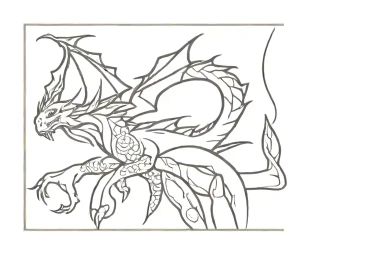 Dragon From Butterfly To Hand