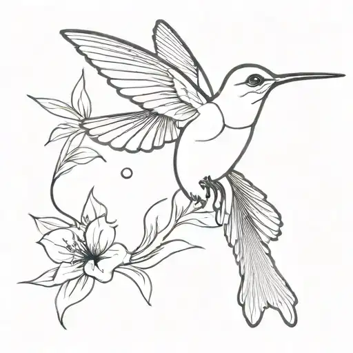 Hummingbird Silhouette