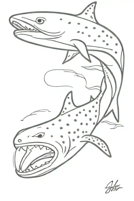 Vertical Whale Shark