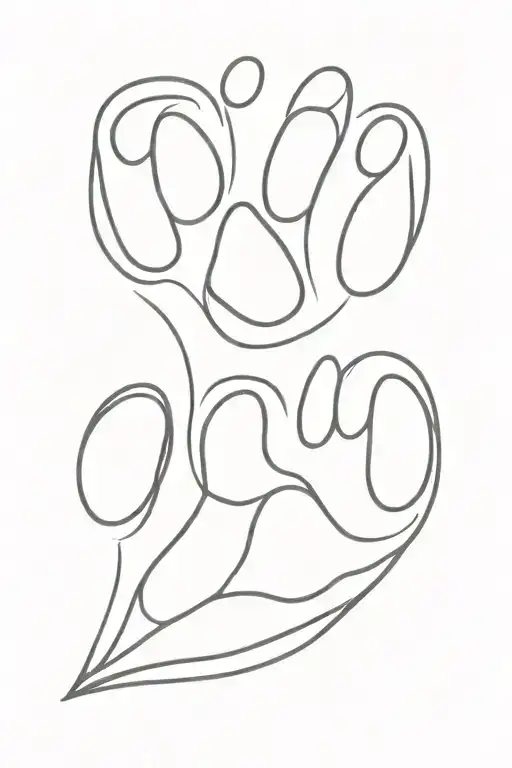 Dog Paw Print
