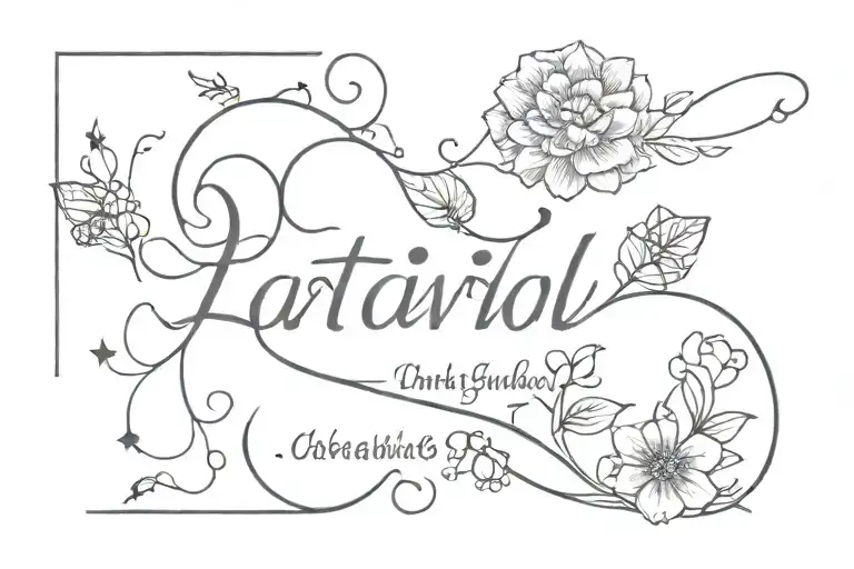 Kids And Names Incorporated Into The Design