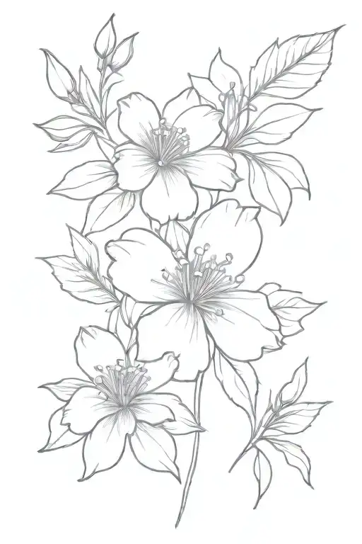 August November March Birth Flower Bouquet