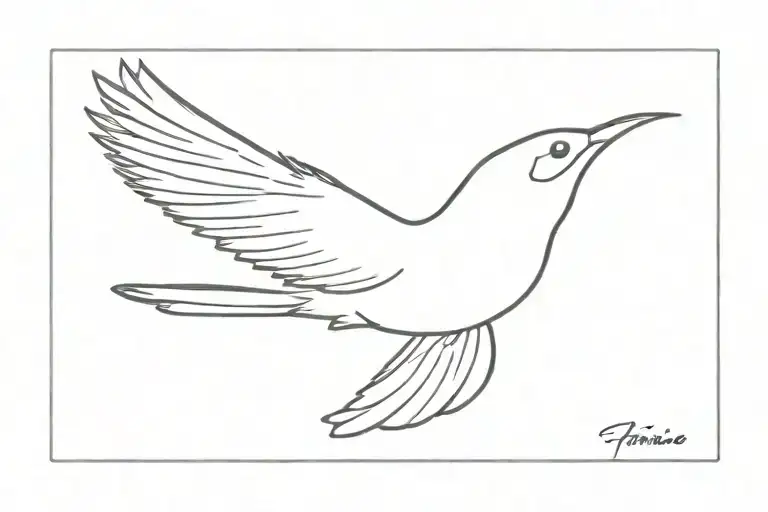Bird In Flight
