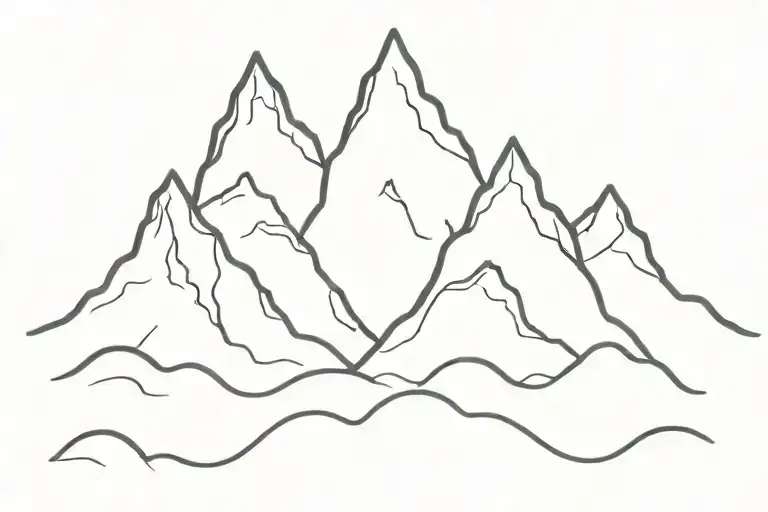 3 Mountain Peaks Forming