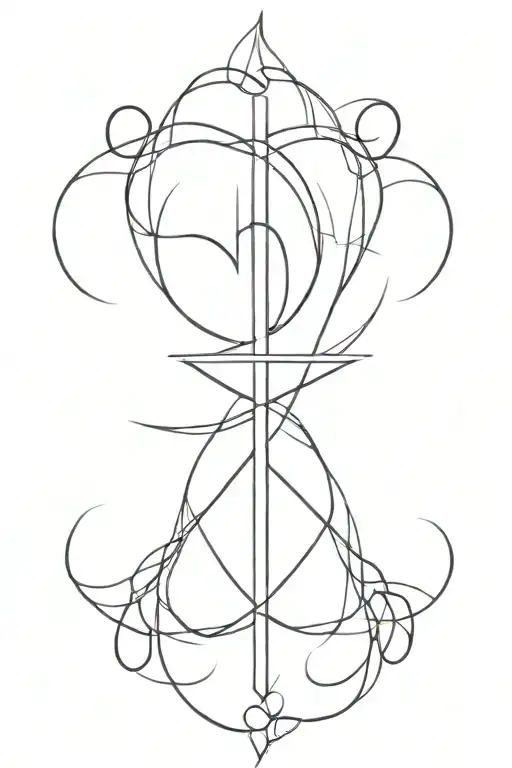 The Unalome Symbol Intertwined With Zakat