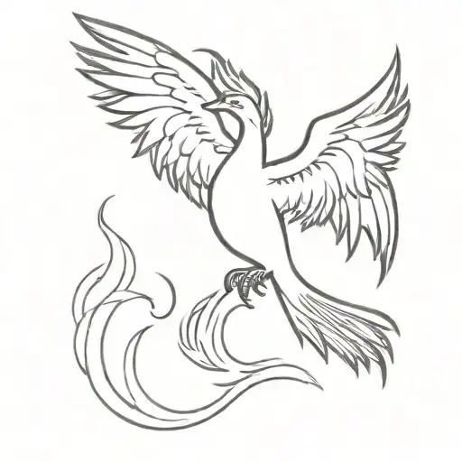 Phoenix Rising From The Ashes
