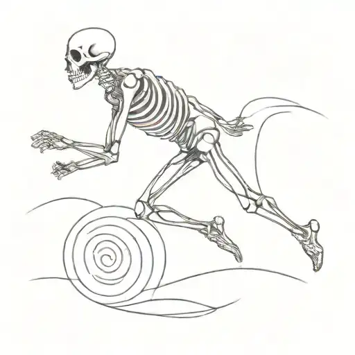 Running Skeleton