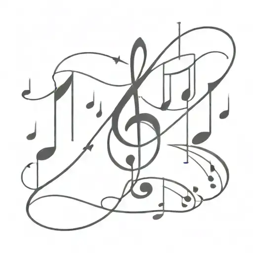 Music Score B A