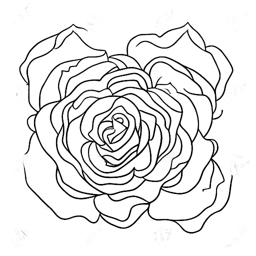 Word 'Kingston' On A Rose