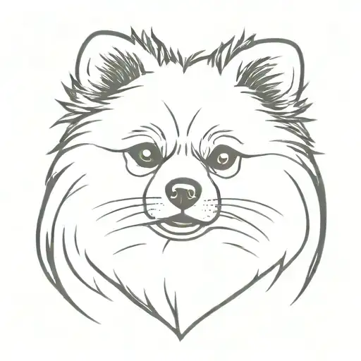 Less Fluffy Pomeranian Dog