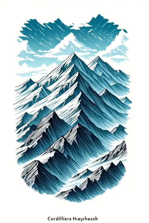 Cordillera Huayhuash Mountain Range