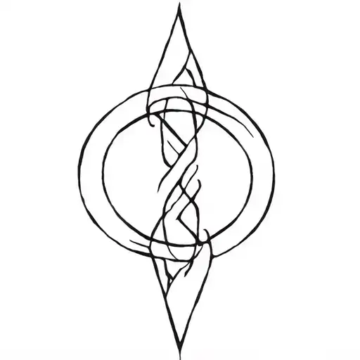 A Rune That Symbolizes Strength In The Middle Of Chaos