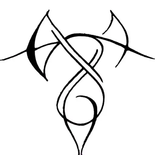 A Rune That Symbolizes Strength In The Middle Of Chaos