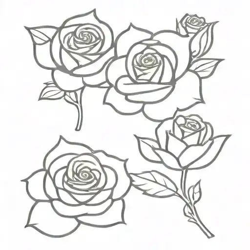 Small Disney Roses