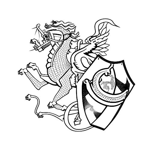 Saint George And Dragon