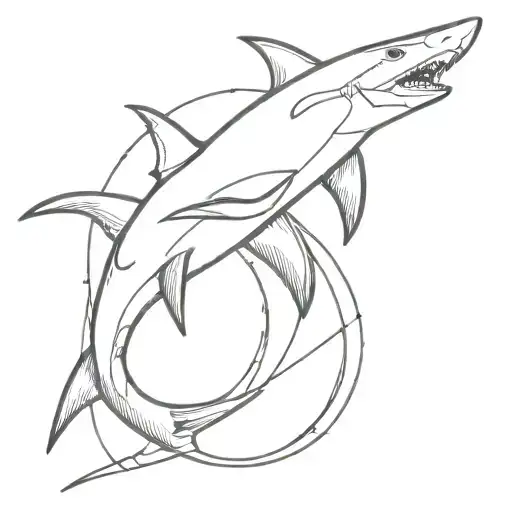 Incorporate Wings Into A Design Featuring A Hammerhead Shark In A Realistic Style