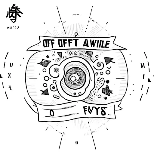 Off Axis Circle Around The Forearm With Words