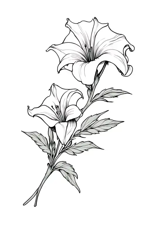 Rose Lily Morning Glory Bouquet