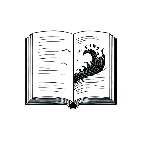 Book Open With Wave Energy