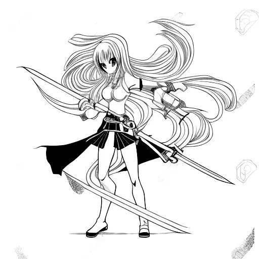Female Anime Warrior