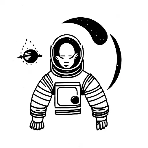 Astronaut With Smoking