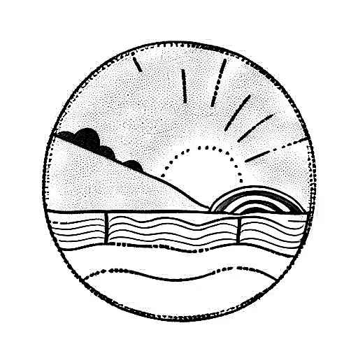 Sunshine With Beach Waves