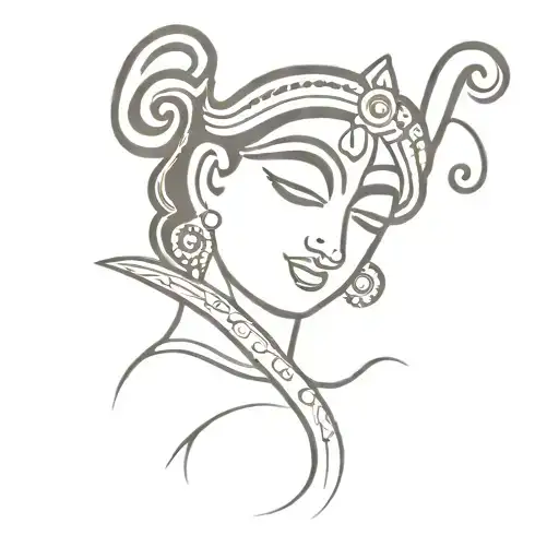 Lord Krishna And Music